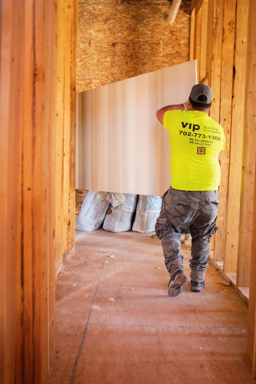 Wideframe shot of a modern house.