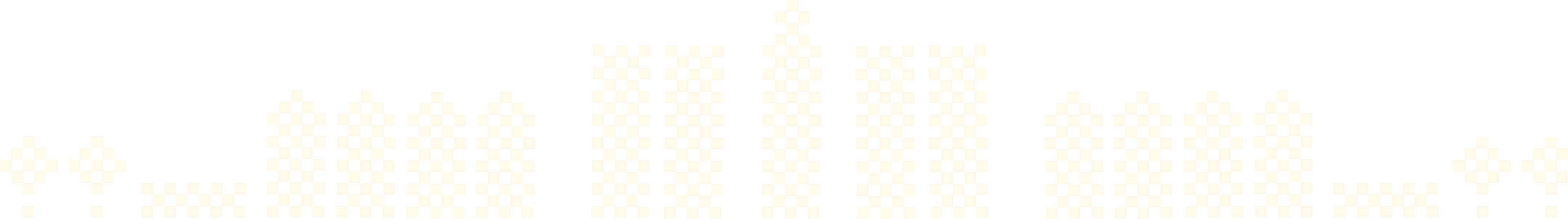 Abstract pattern of transparent yellow squares.