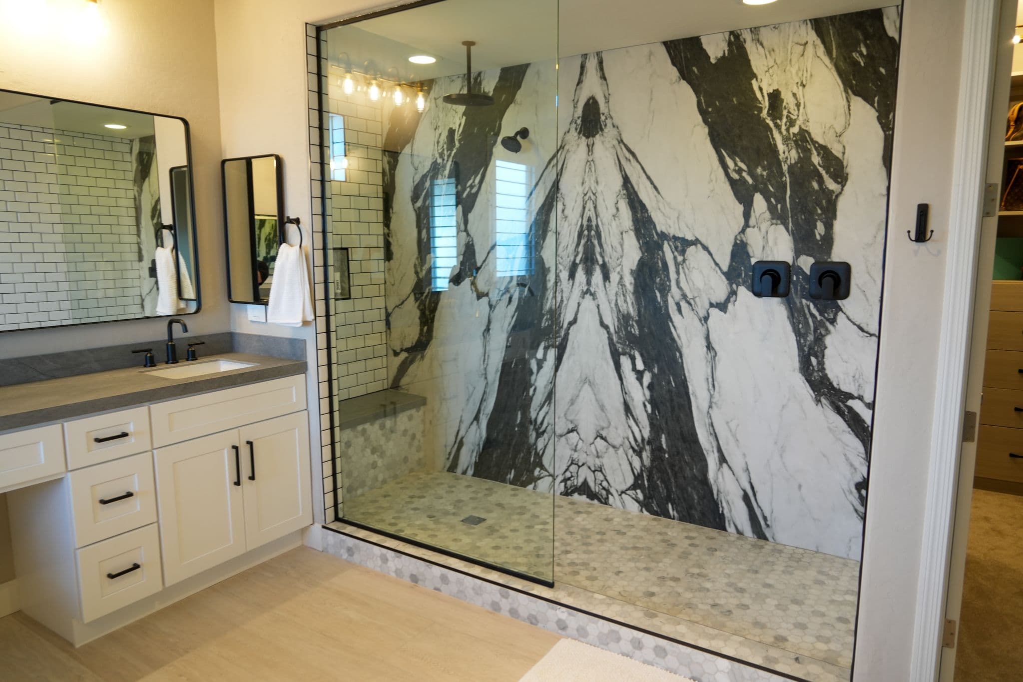 Wideframe shot of a modern house.